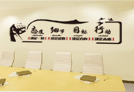 弥勒企业文化墙主要展示什么？