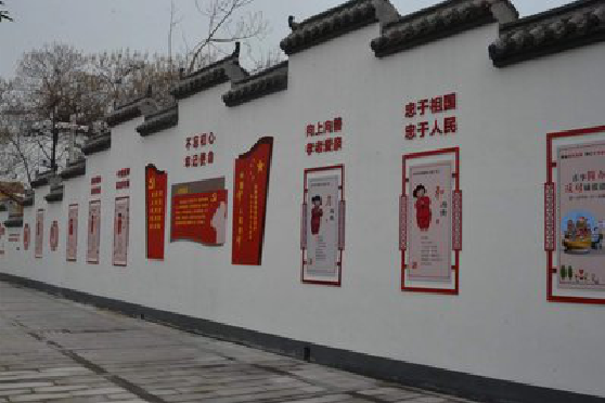 弥勒墙体彩绘-乡村文化墙