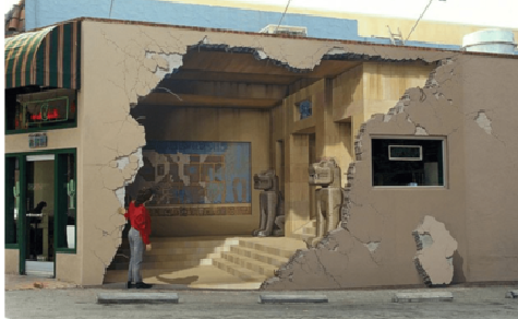 弥勒判断手绘墙好坏的标准。