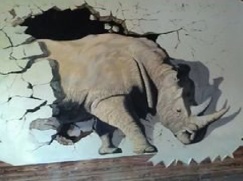 弥勒在墙绘中，如何绘制3D效果？