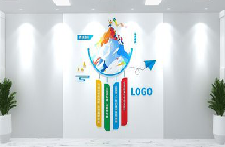 弥勒公司企业形象墙的工艺材料有哪些？