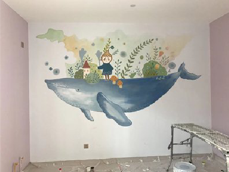 弥勒手绘墙的特点及优势。